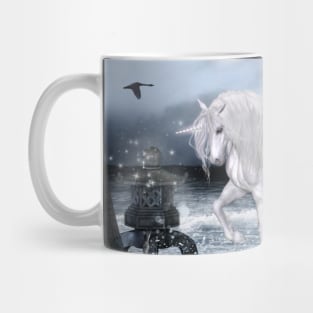 Wonderful unicorn on the beach Mug